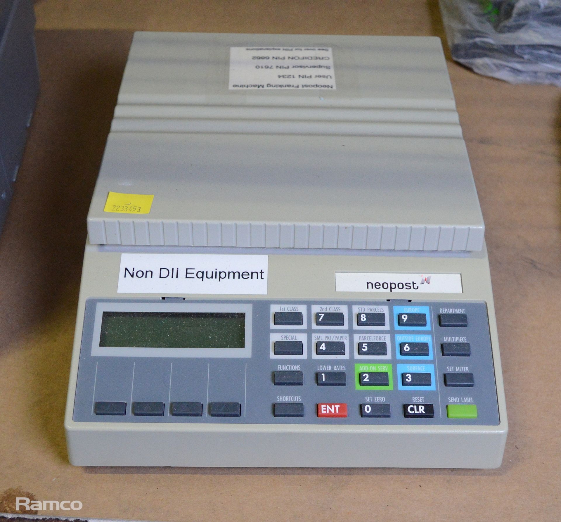 MGE Pulsar 1500 unit power supply, Neopost Royal Mail franking machine with accessories - Image 9 of 11