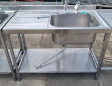 Single basin sink - 1200 x 650 x 890