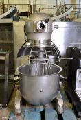 Hobart Commercial Food Mixer with Bowl 40x60x80cm - whisk attachment only