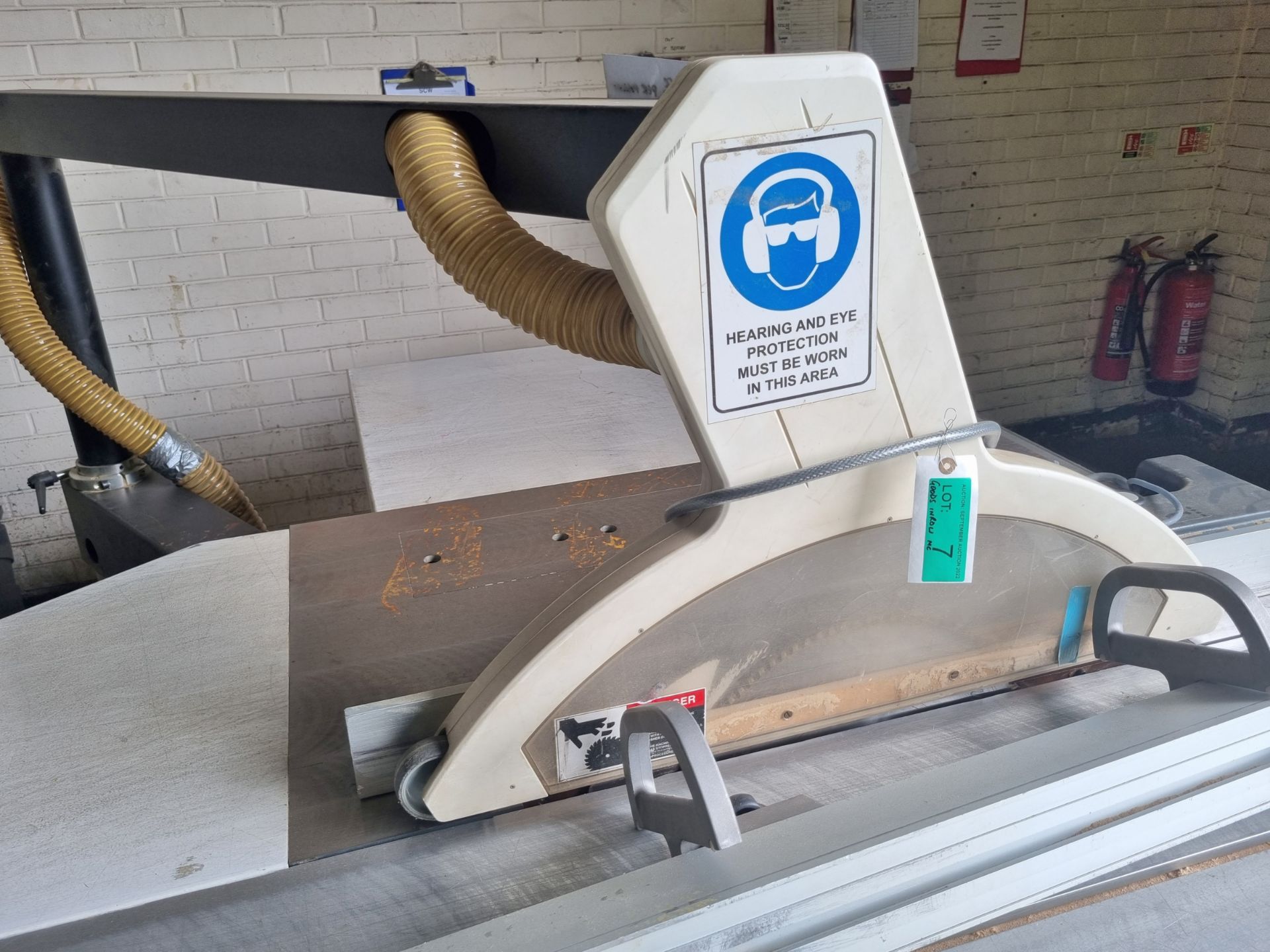 Paoloni P450Nx heavy duty panel saw with tilting table - YOM 09 - serial 23418 - 50hz - 415v 3 ph - Image 4 of 8