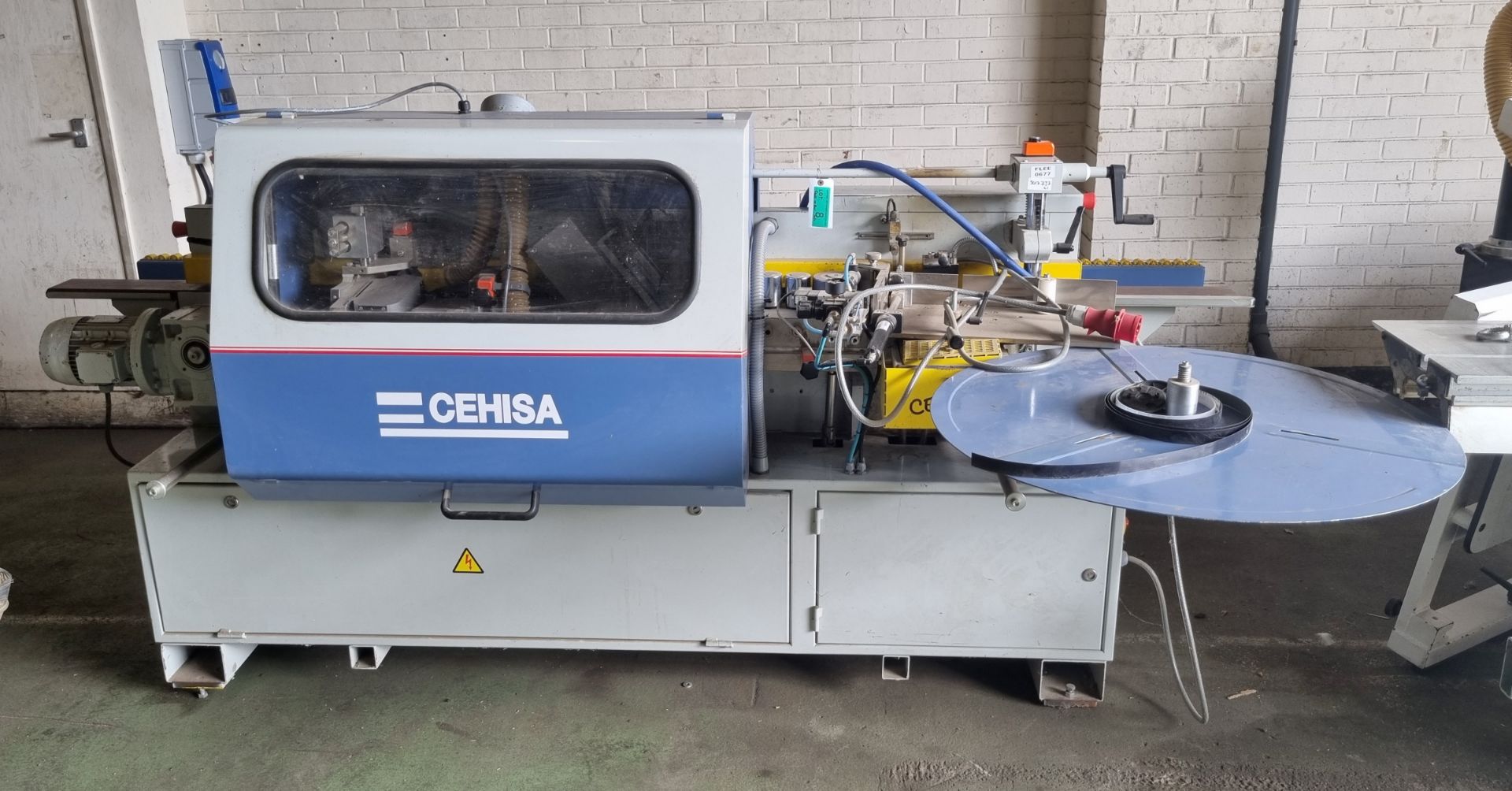 Cehisa Rapid EP-7 edgebanding machine - YOM 2007 - serial 4686 - 415V - 3 phase - 3.63kW - 5.9A