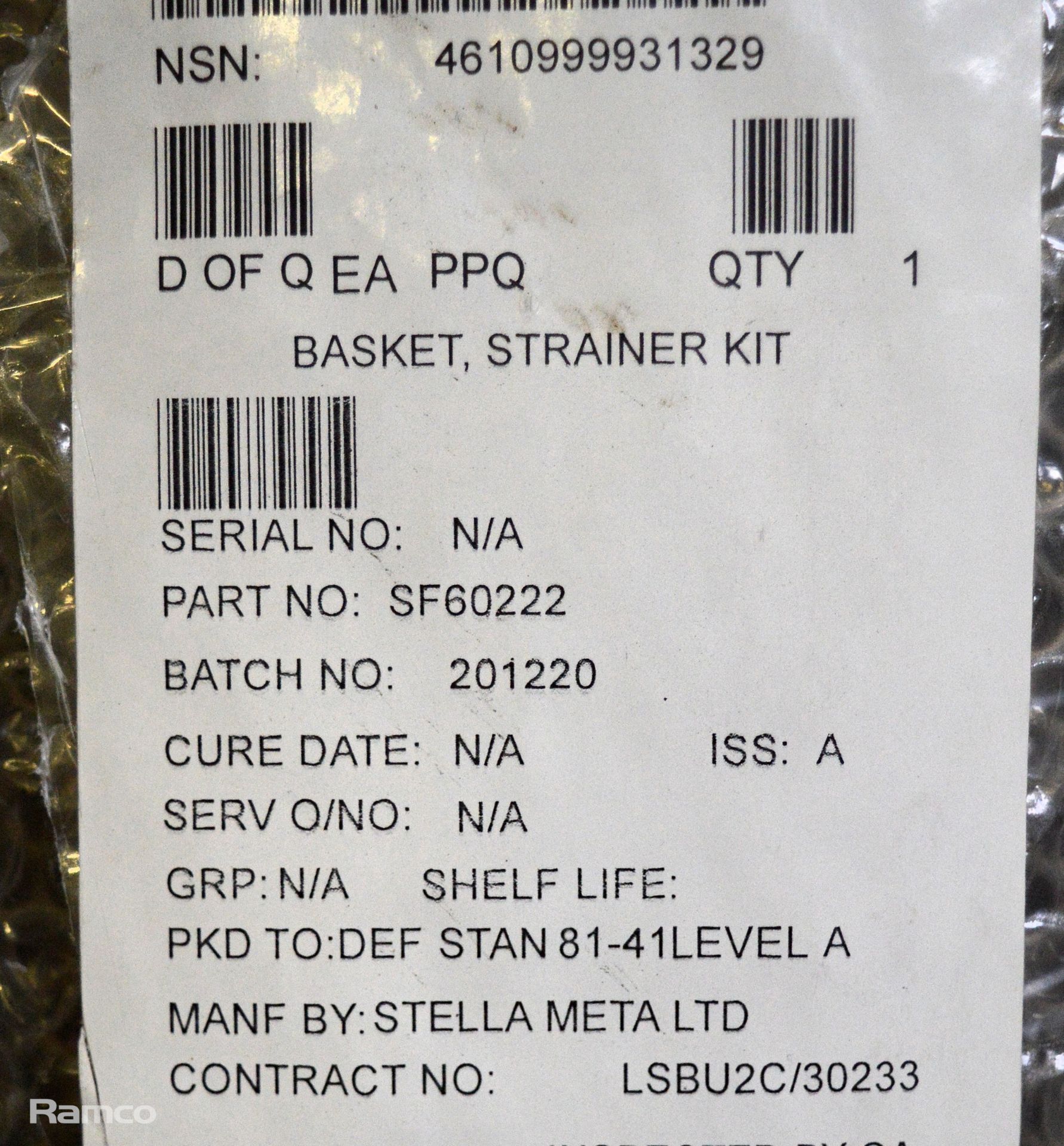 Water Filters and Strainers to Include - 5x Stella Meta Limited Basket Strainer Kit - Image 3 of 4