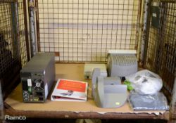 MGE Pulsar 1500 unit power supply, Neopost Royal Mail franking machine with accessories