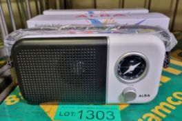2x Alba portable FM/AM radios
