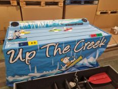 Up The Creek - Boat Race Game for Event Hire - in large case/stand - incomplete - 170x80x40cm