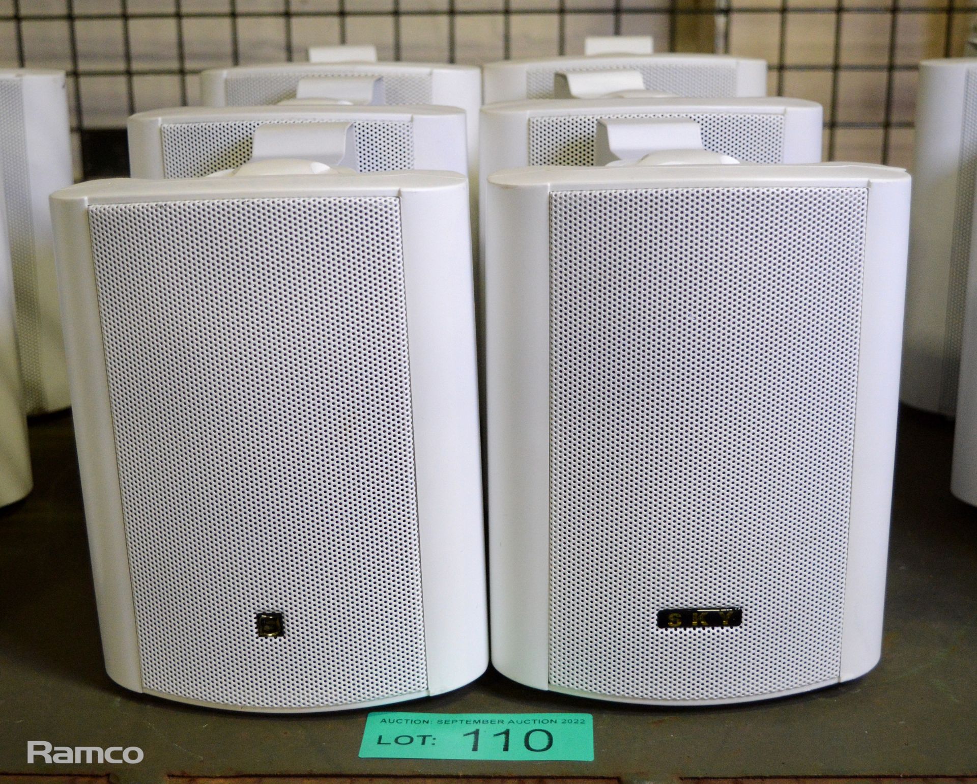 3 pairs of SKY Wall Mountable Speakers