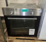 Lamona LAM3303 single door, built in, electric fan oven - glass fronted - 60x60x60