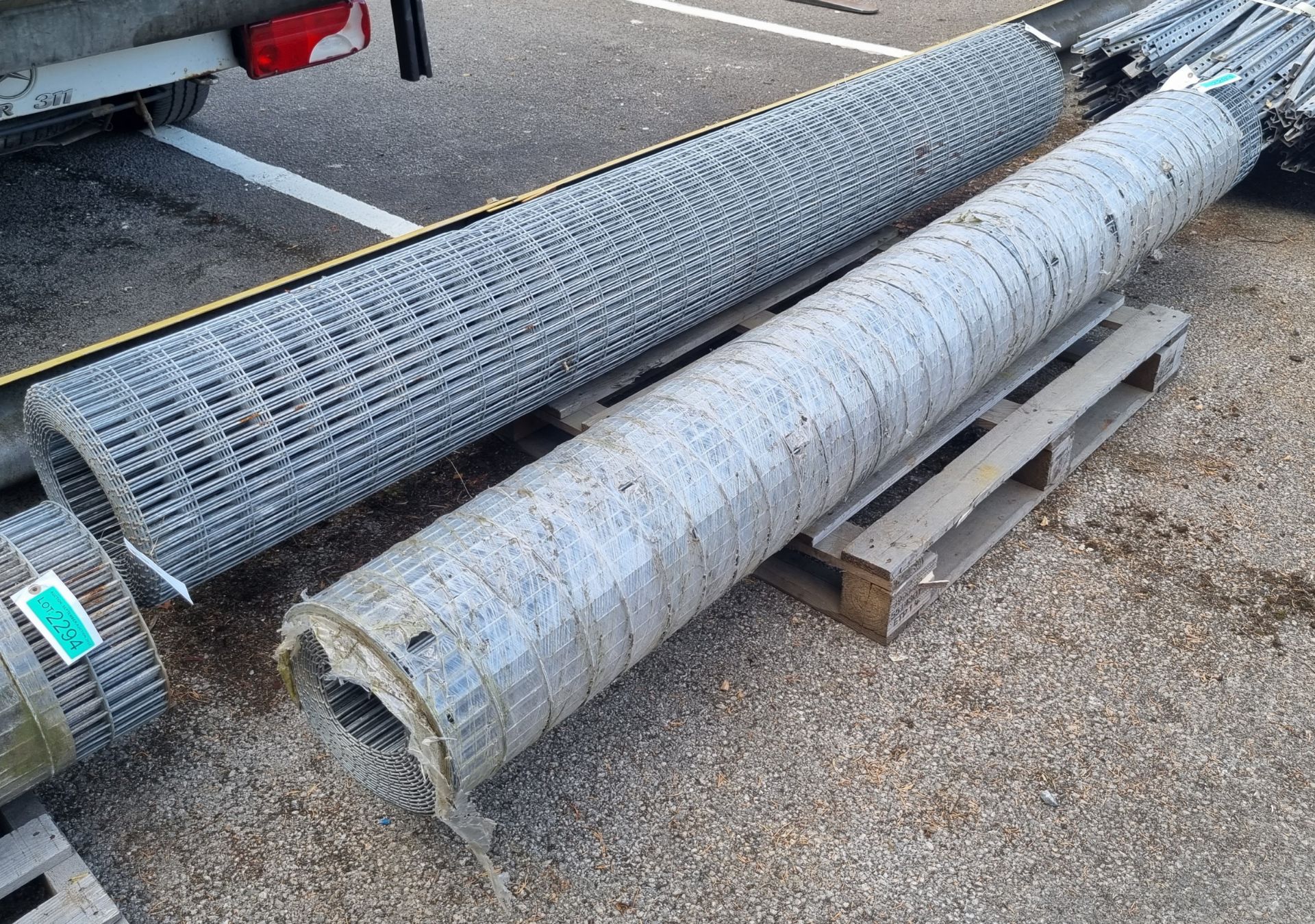 2x Steel wire mesh 75 x 75 x 3,0 CLC L12.5Mtr - Image 2 of 3