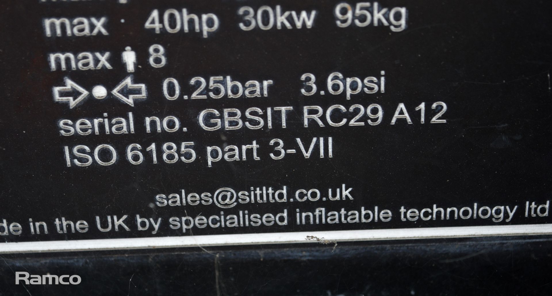 SIT Resqcraft 5000 with Yamaha 40 outboard engine & SBS R2 750 Trailer boat dimensions L5200 x D2060 - Image 12 of 24