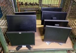 8x Dell 19 Inch monitors - 100/240V - 50/60Hz - various models