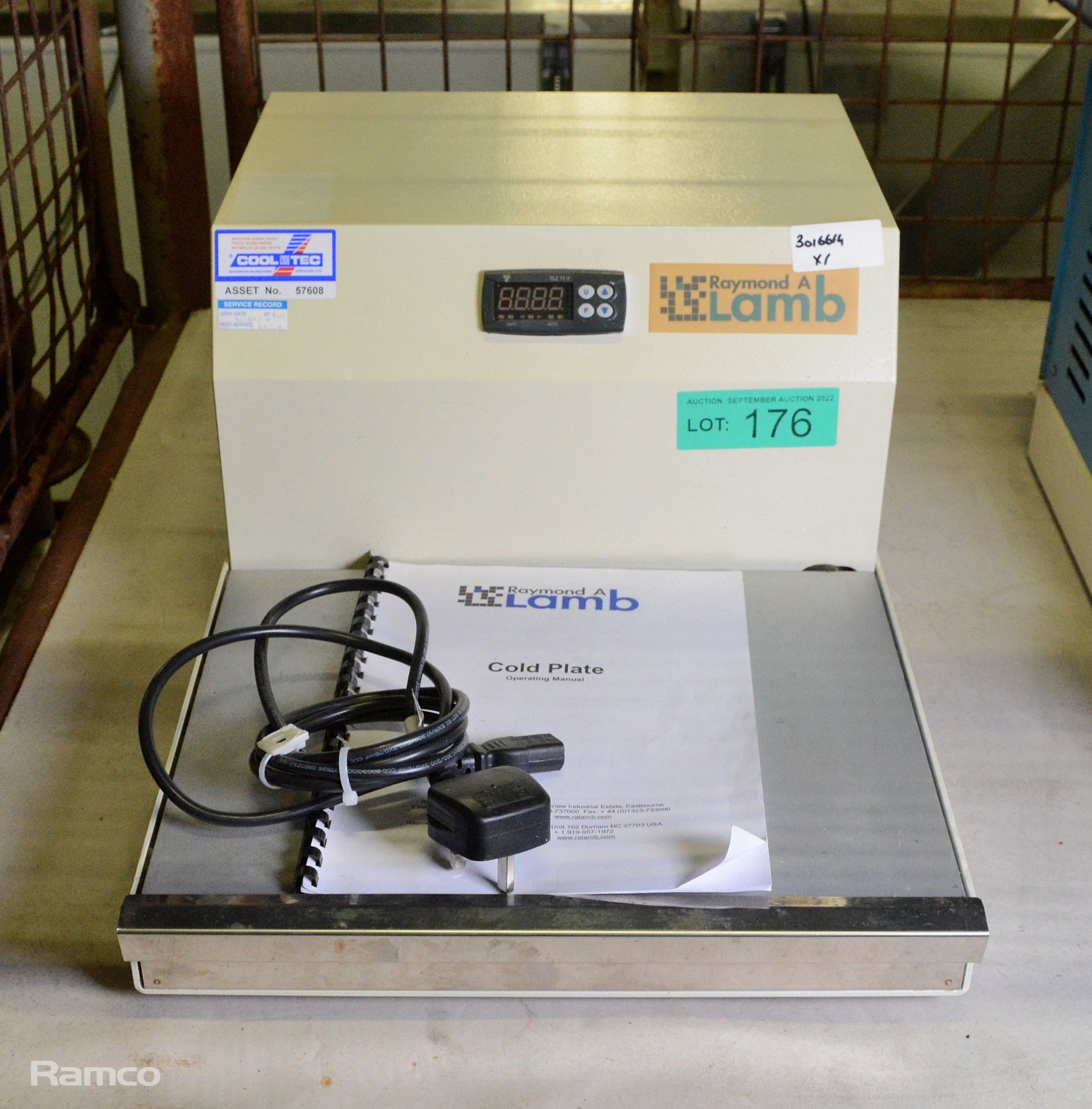 Raymond A Lamb E66.3 Cold plate 230V - serial number 2-E66.3L-F0236