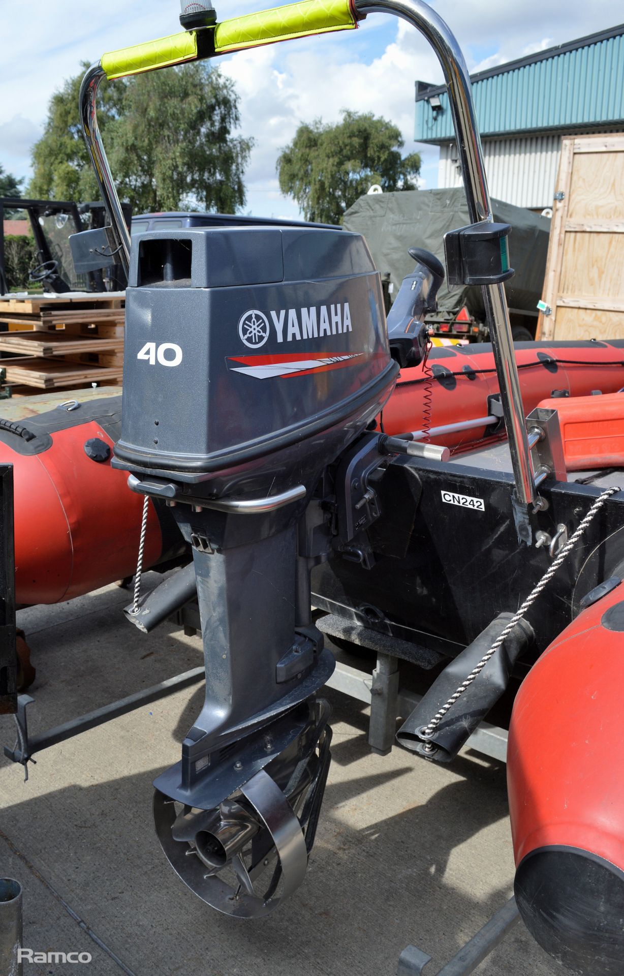 SIT Resqcraft 5000 with Yamaha 40 outboard engine & SBS R2 750 Trailer boat dimensions L5200 x D2060 - Image 7 of 24