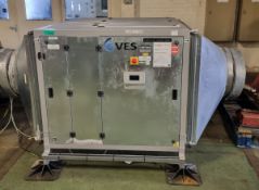 VES Supply / Extraction Fan and Control Panel Unit