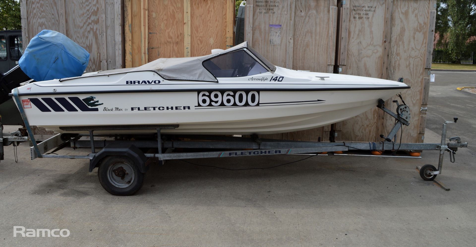 Fletcher 140 Speed Boat with Mercury 60 outboard engine with Trailer