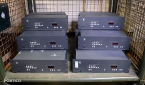 18x Kramer VP-64ETH 6x4 RGBHV & Balanced Stereo Audio Switchers