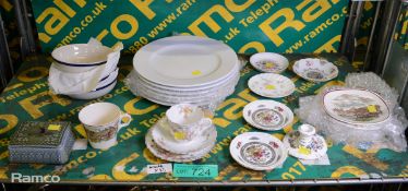 Tablewares - plates, bowls, cups & pots