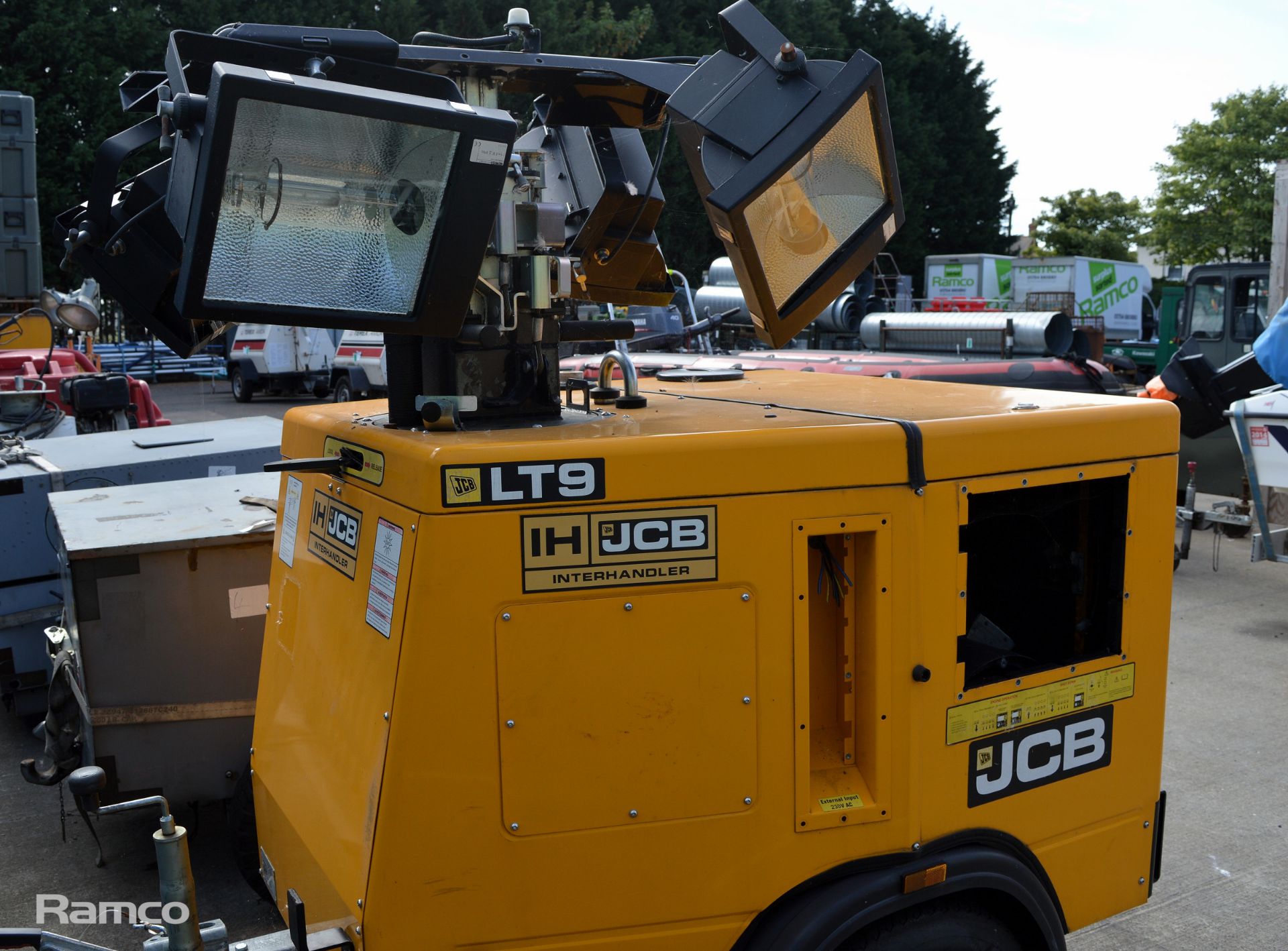 JCB Interhandler LT9 lighting unit trailered - 7Kva - Phase 1 - L240 x W120 x H200cm - Image 8 of 15