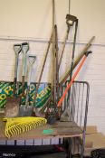 Garden Tools - spades, forks, edging tools