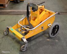 High Lift braked cart with Enerpac ram