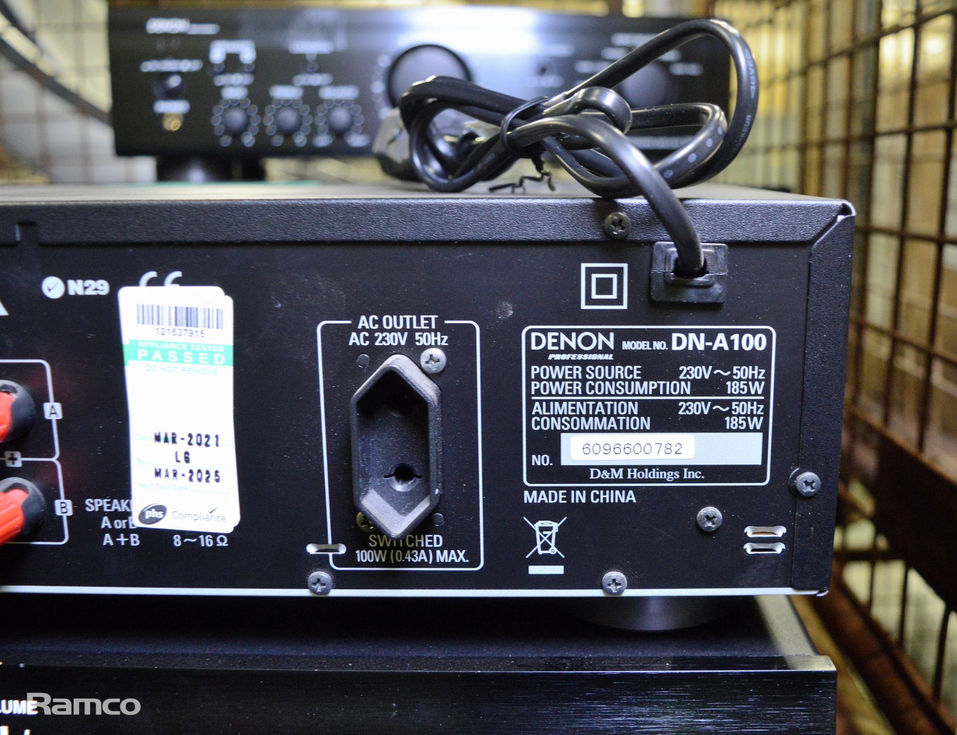 7x Denon DN-A100 Professional Integrated Amplifiers - Image 4 of 4