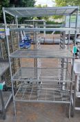 Postmaster 4 tier shelving 1050 x 600 x 1850