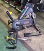 Pulse fitness group cycle Spin bike L 100 x W 50 x H 120 cm - AS SPARES OR REPAIRS