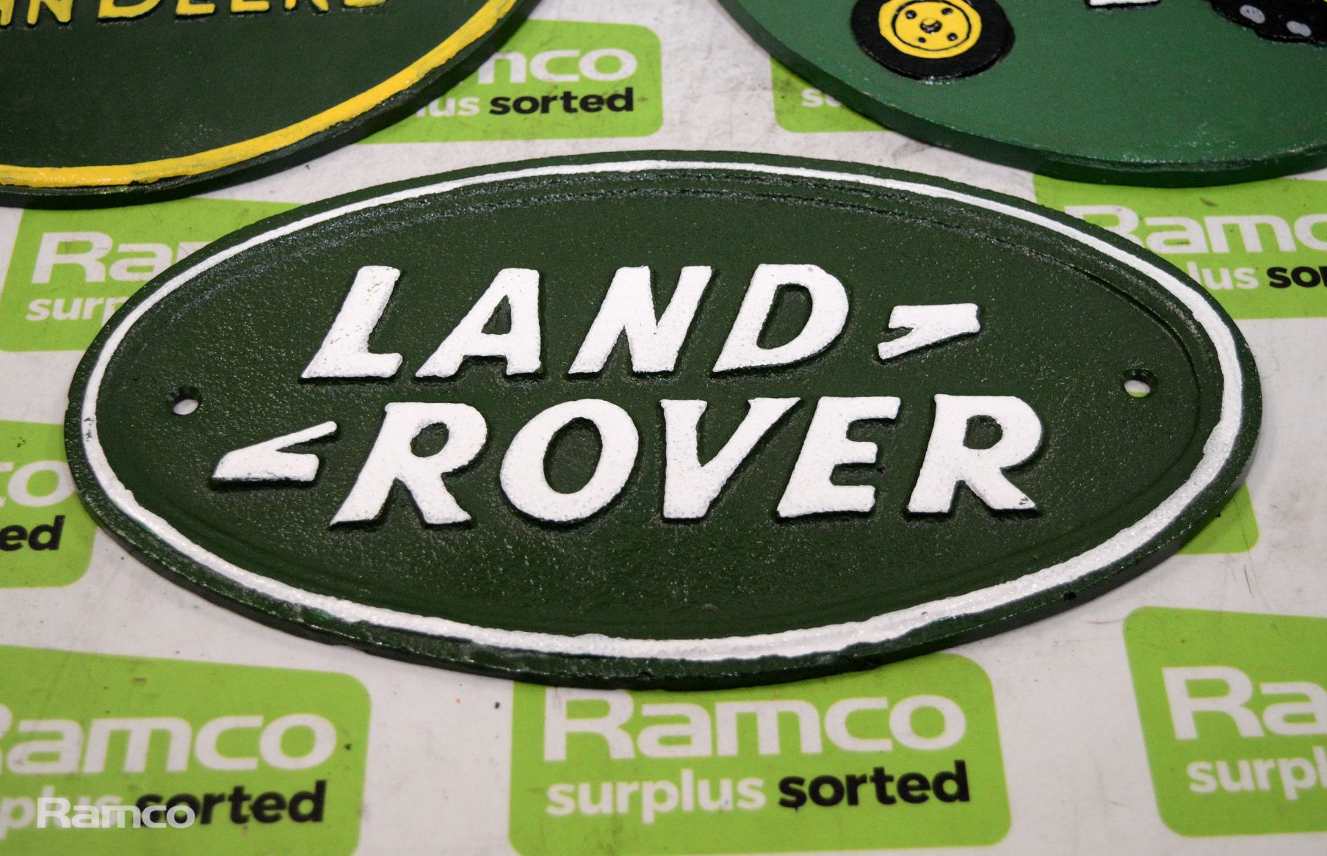 Land Rover, John Deere & Michelin Cast Signs - Image 4 of 4