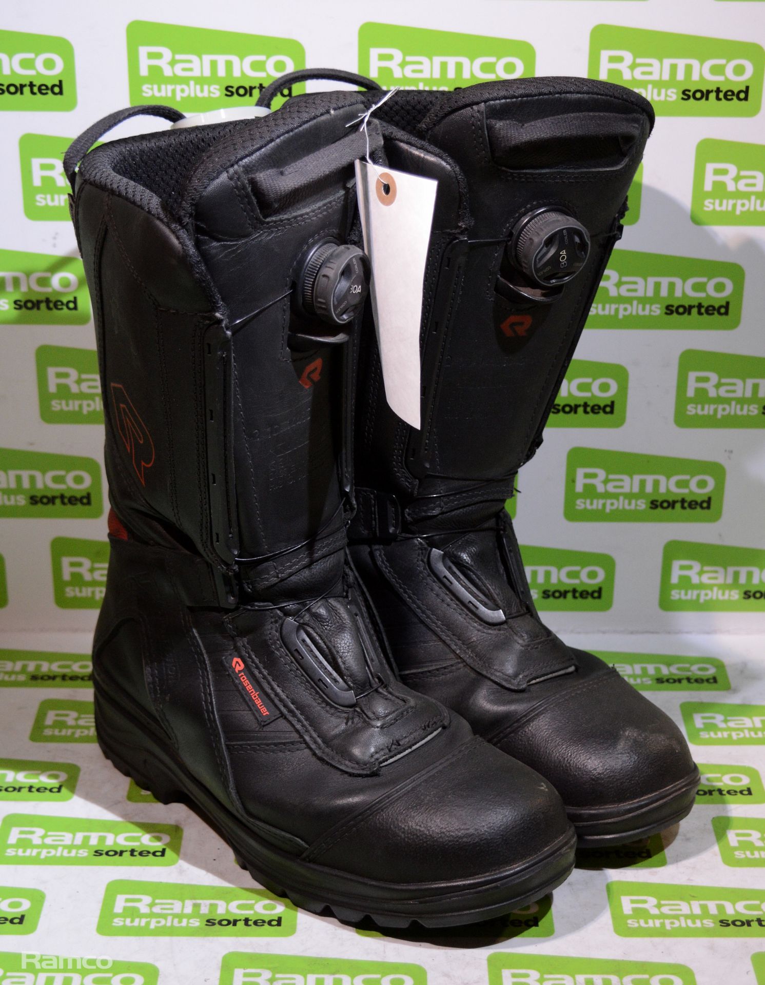 Rosenbauer Sympatex Fire & Heat Resistant Boots Pair - Size: EU 42, UK 8 - 30x30x40cm