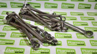 Various sized spanners