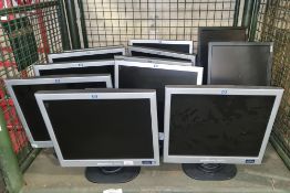 12x PC Monitors - Lenovo & HP