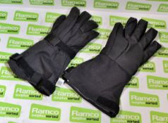 Asell Hawkeye Cold Weather Gloves - Removable Fleece Liner - Waterproof Outer - Size M - 1 pair