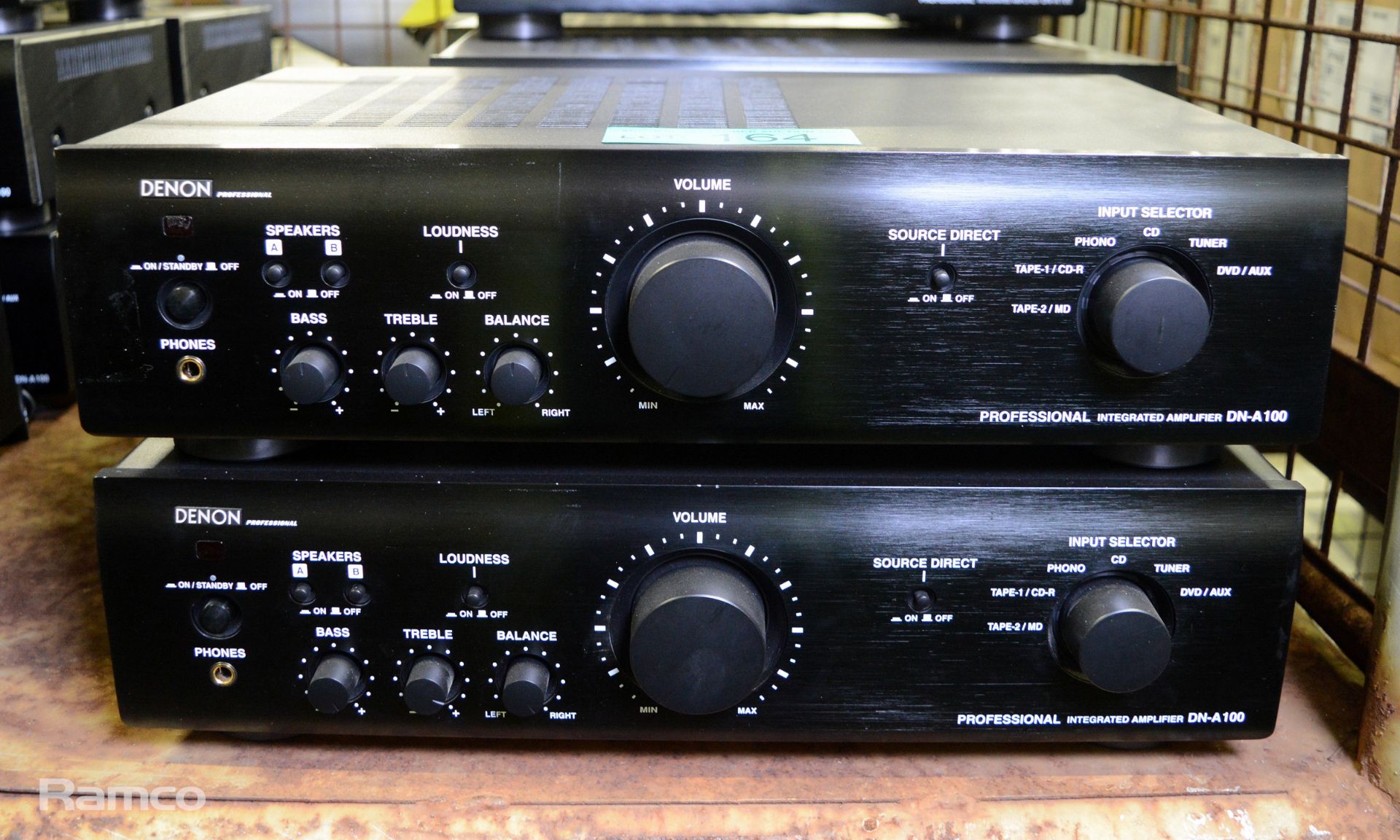 7x Denon DN-A100 Professional Integrated Amplifiers - Image 2 of 4