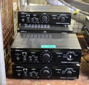 7x Denon DN-A100 Professional Integrated Amplifiers