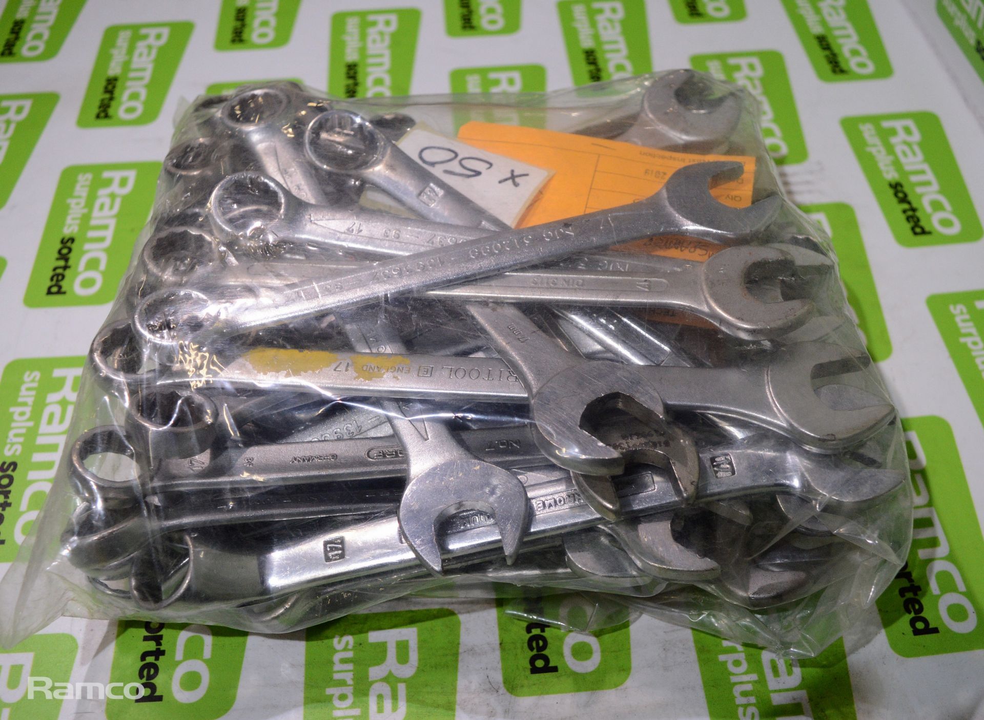 Various Sized Combination Spanners - approx 45 - Image 2 of 3