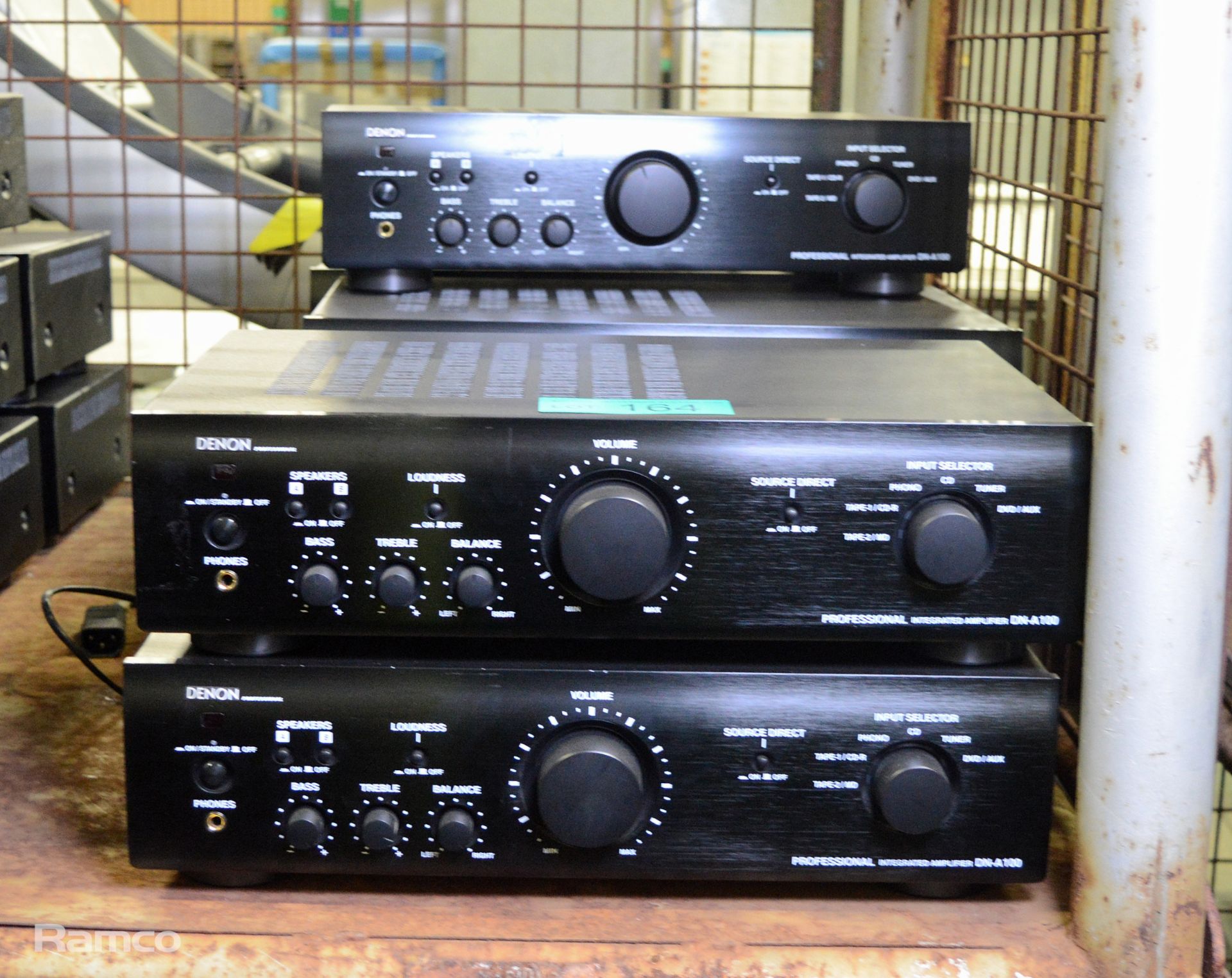 7x Denon DN-A100 Professional Integrated Amplifiers