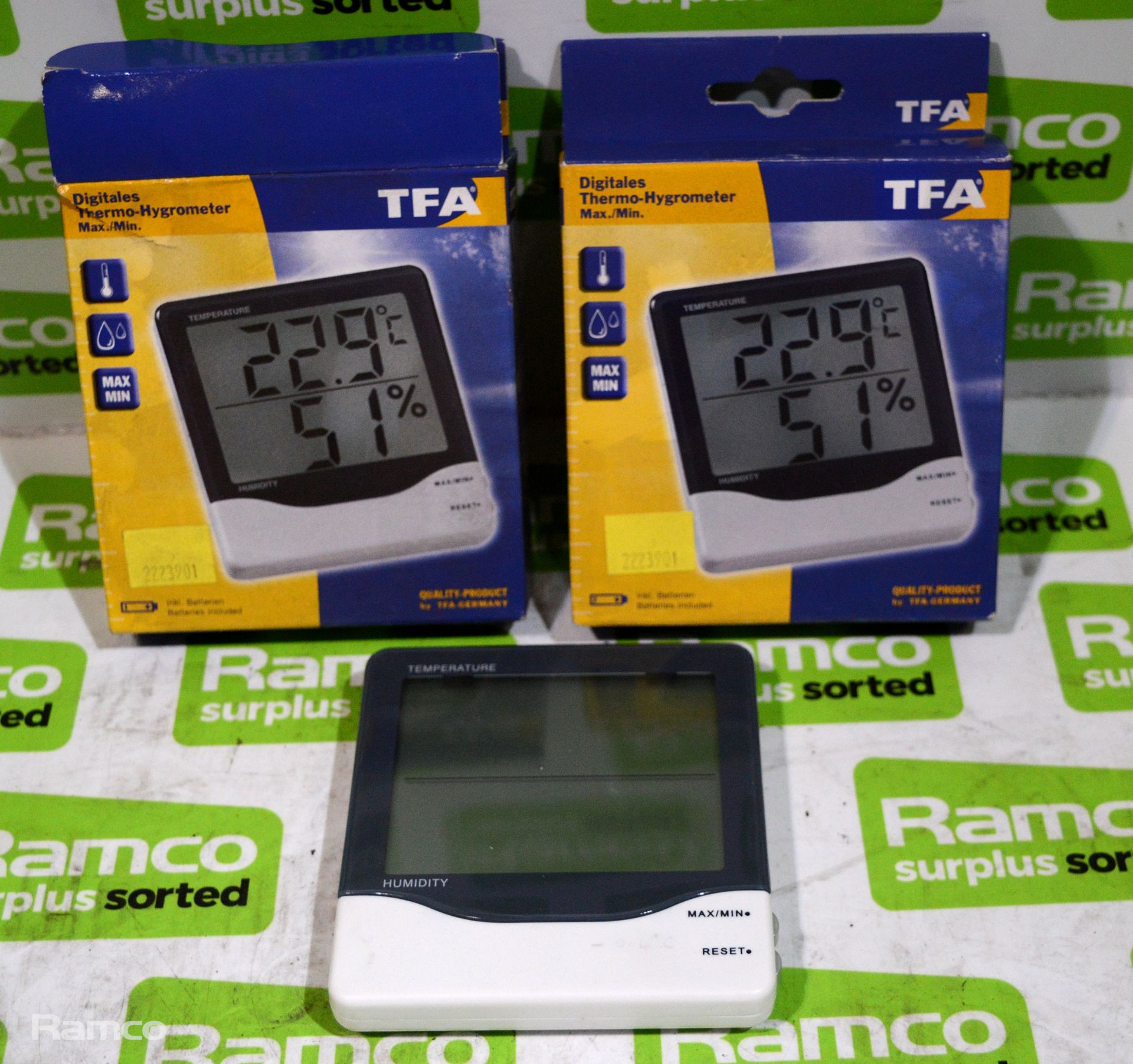 2x TFA Digital Thermo-Hygrometer Units