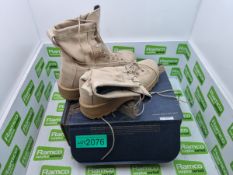 Wellco men's combat boots temperate weather size 10.5 reg