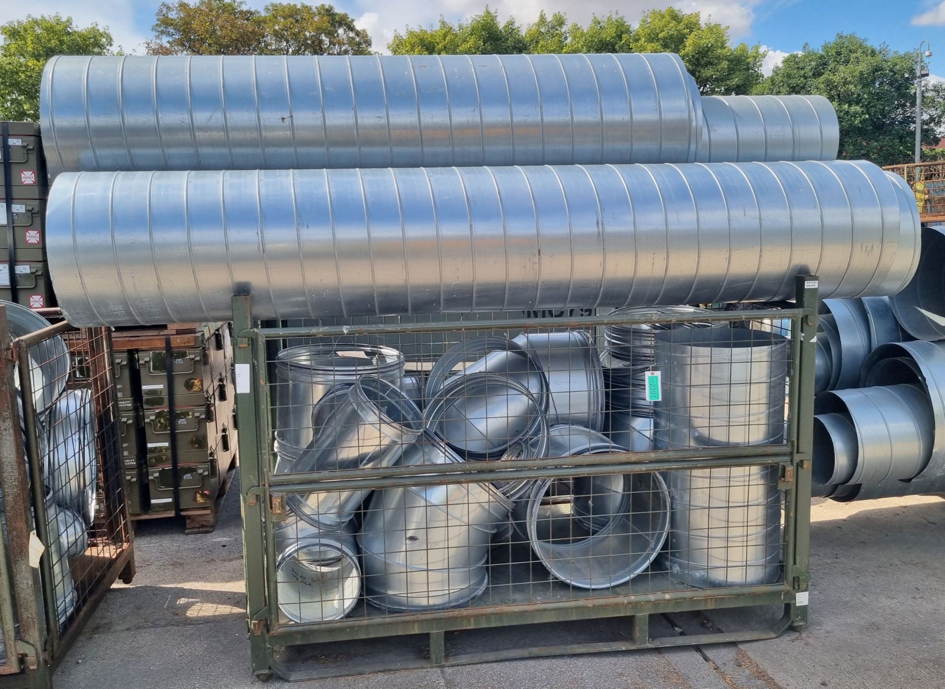 Ventilation Ducting and Elbows of Assorted Diameters and Lengths