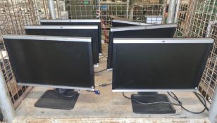 6x HP Compaq LA220DWG 22 Inch Monitors