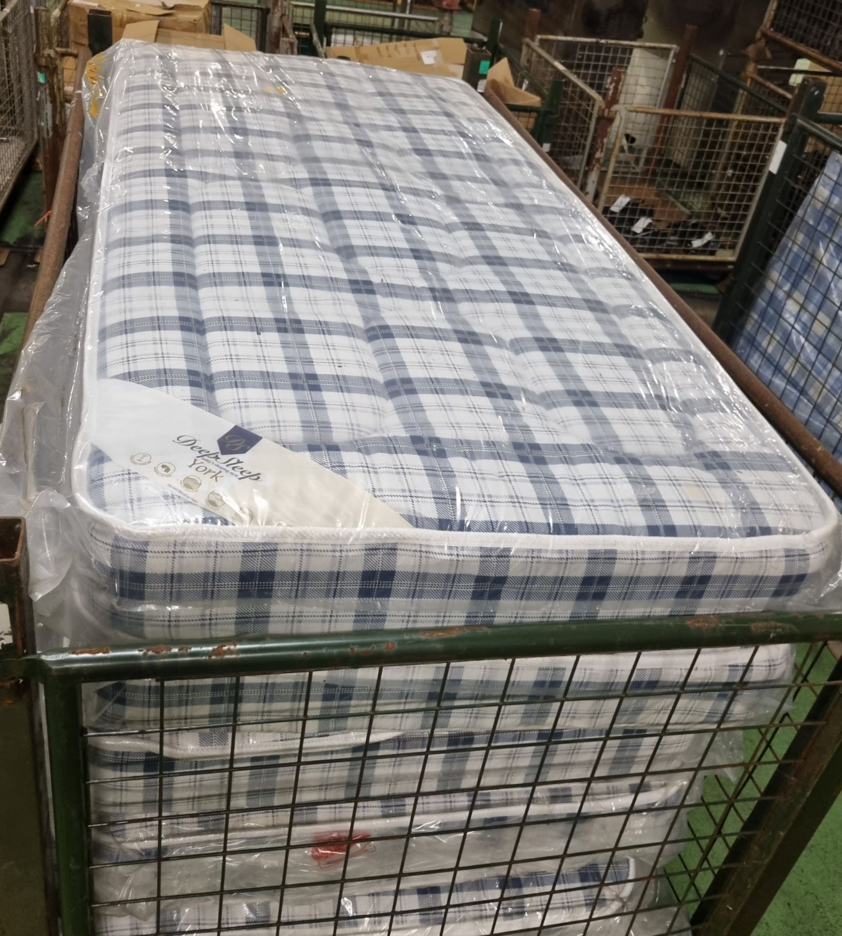 7x York deep sleep single mattresses L90 x W190 x H19cm - Image 3 of 3