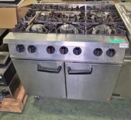 Falcon G2101EU 0T Gas Oven with 6 hobs 90x85x90cm