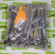 Various Sized Combination Spanners - approx 45