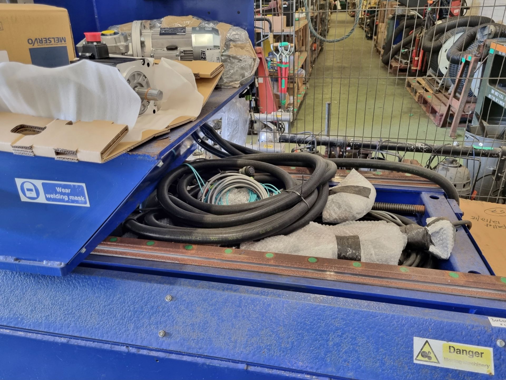 VBC manufactured IE300i welding lathe with spares package - no computer/control panel (as pictured) - Image 16 of 42