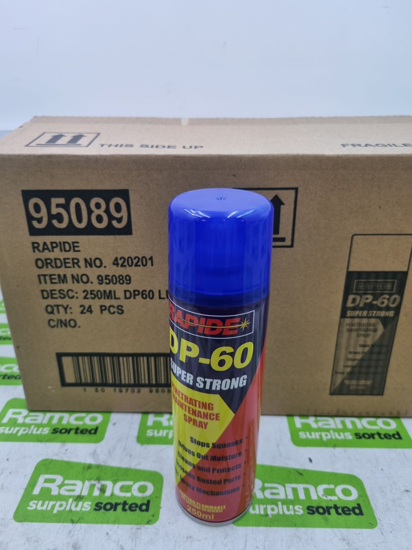 Rapide DP-60 Super Strong Penetrating Spray - 24 cans - 250ml - Image 2 of 3