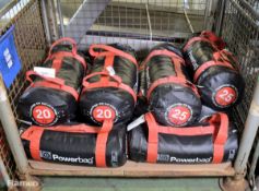 2x Leisure lines 15Kg Power bags, 4x Leisure lines 20Kg Power bags, 4x Leisure lines 25Kg Power bags