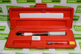 Snap-On QJR117E 1/4 inch torque wrench 4-22 Nm with case