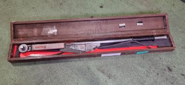 Norbar Industrial 4R, 3/4 inch torque wrench - wooden box