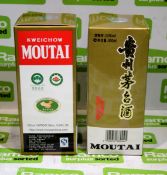 2x 500ml bottles of Kweichow Moutai