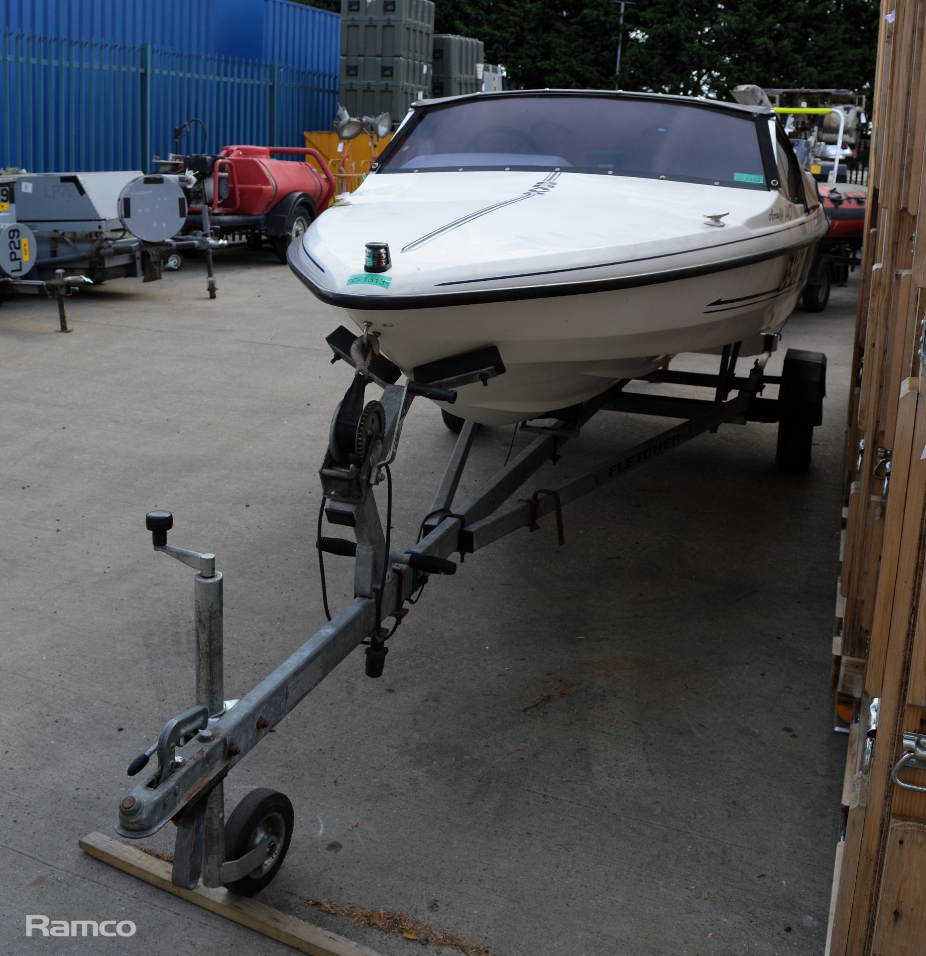 Fletcher 140 Speed Boat with Mercury 60 outboard engine with Trailer - Image 23 of 24