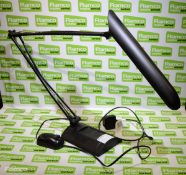 Hansa 41-5010.525 double hinged desk lamp